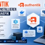 Authentik mit Docker und Traefik installieren – Single Sign-on mit PostgreSQL, Forward Auth und 2FA