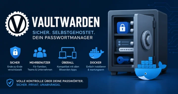 Vaultwarden mit Docker selbst hosten – sicherer Passwortmanager